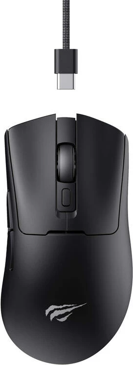 Maus gaming Havit MS966 me kabllo, RGB, 12000 DPI, i zi