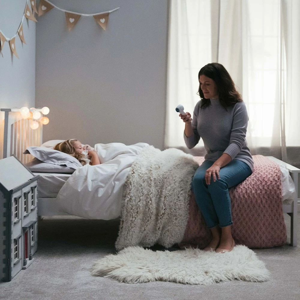 Termometër balli Braun BNT400, remote sensing, i bardhë