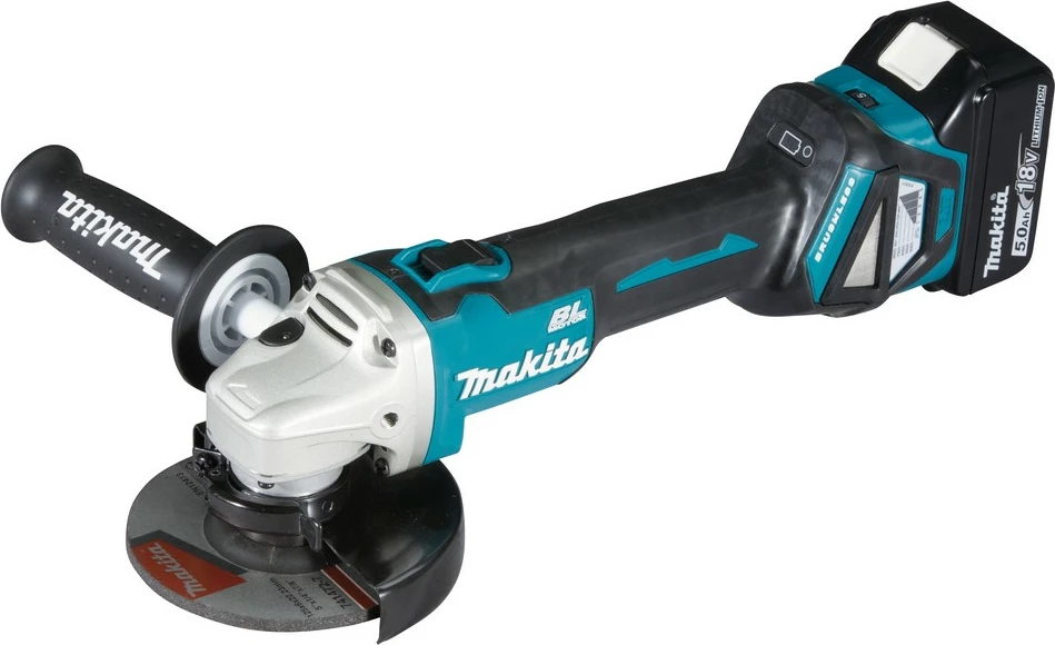 Brushe elektrike Makita DGA511RTJ, 18V, me bateri