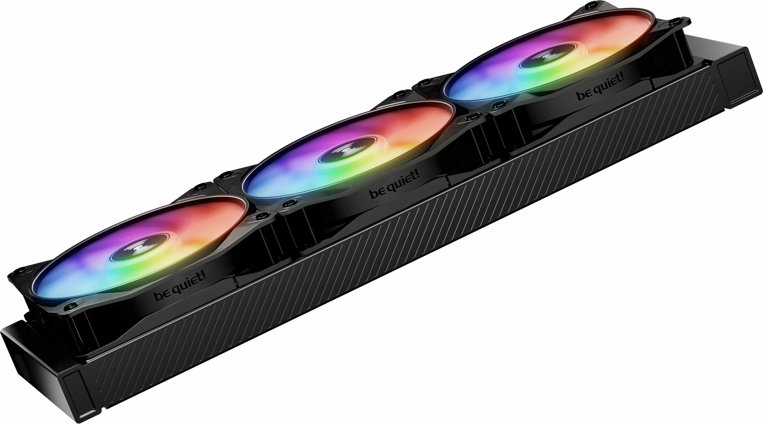 Ventilatorë Be Quiet! LIGHT WINGS LX PWM 120mm Triple-Pack, me LED, i zi