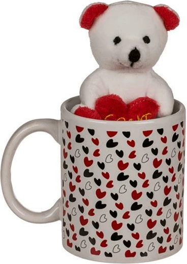 Filxhan qeramike OUT OF THE BLUE me arush, Ø8x10cm, Bardhë