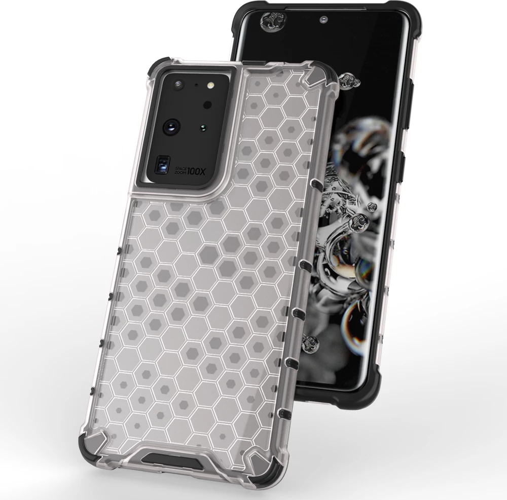 Mbështjellës Hurtel për Samsung Galaxy S22 Ultra, honeycomb, blu