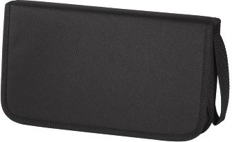 Portofol për CD Hama 011616, 64 disqe, Najlon, i zi