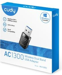 Adapter Wi-Fi USB, Cudy WU1300S, AC1300 Dual Band, USB 3.0