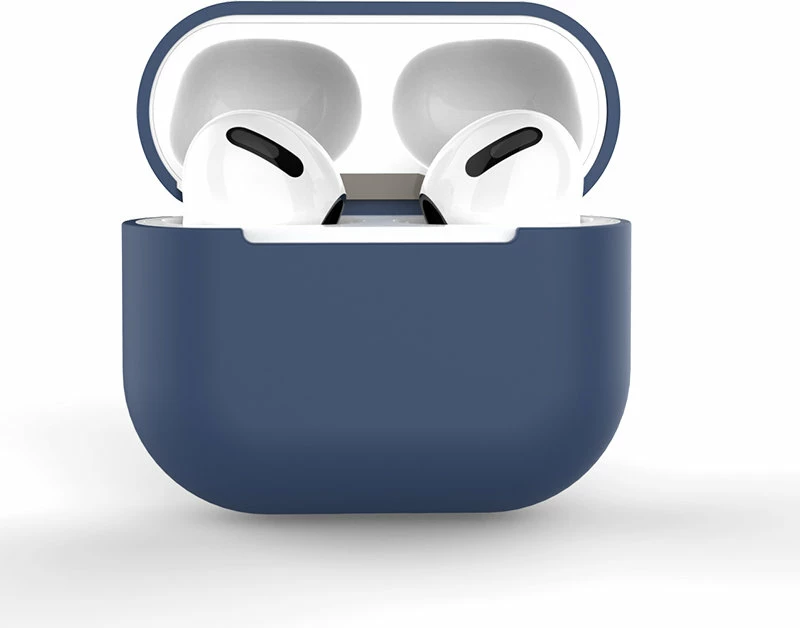 Mbështjellës Hurtel për AirPods Pro, silikon, Blu