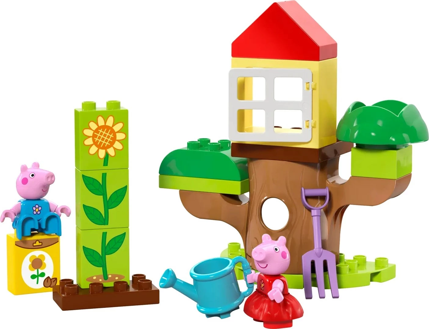 Blloqe LEGO DUPLO 10431 Peppa Pig Kopshti dhe Shtëpia në Pemë