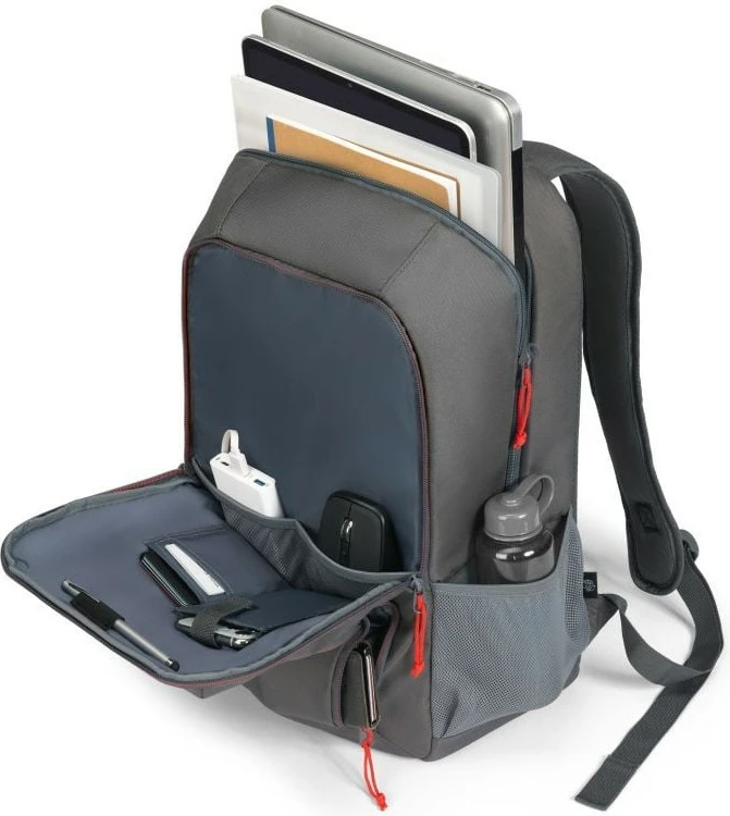 Çantë shpine DICOTA SPIN II, City, Unisex, 16", Gri