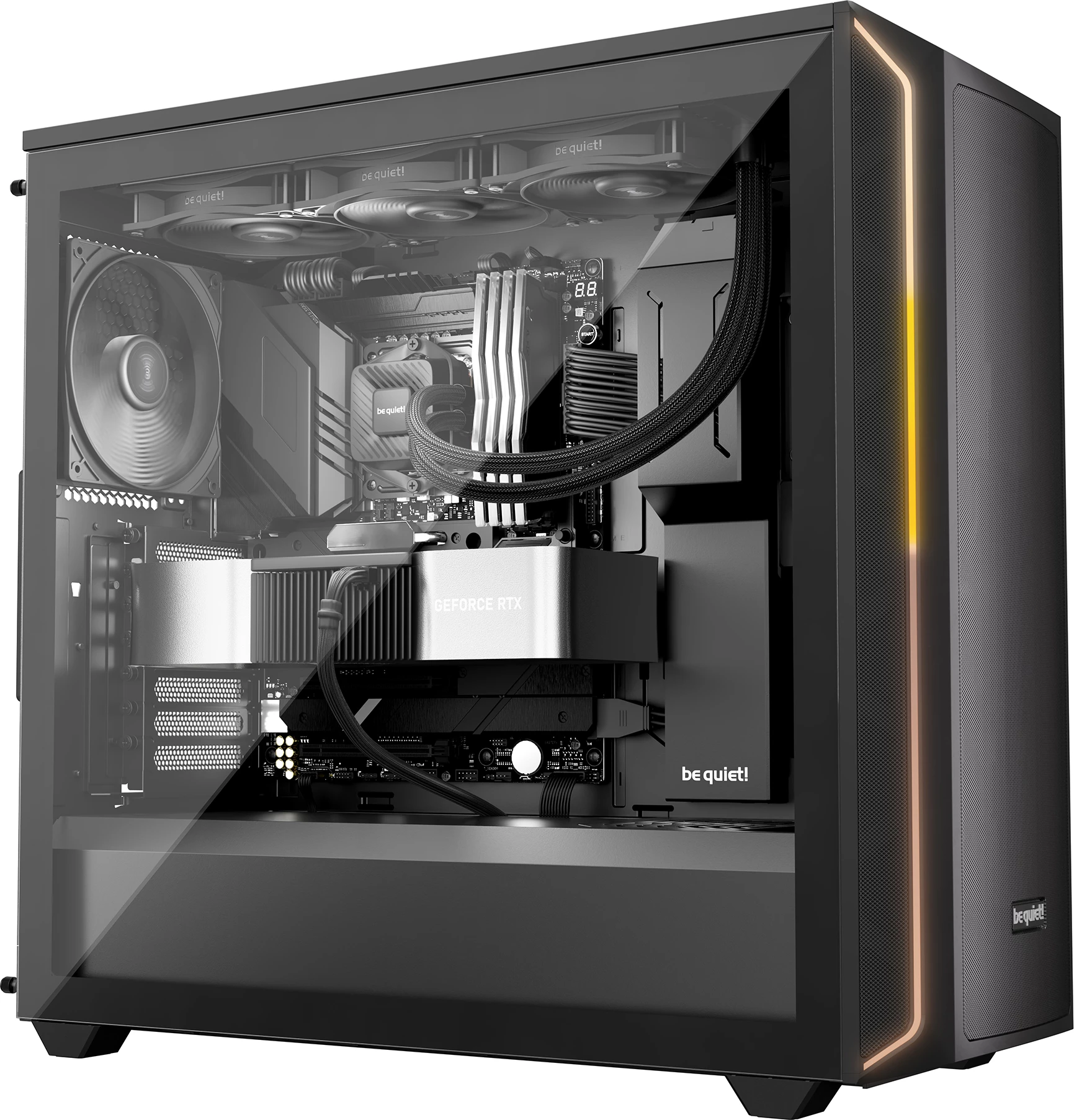 Ftohës uji Be Quiet! PURE Loop 3 360mm, i zi