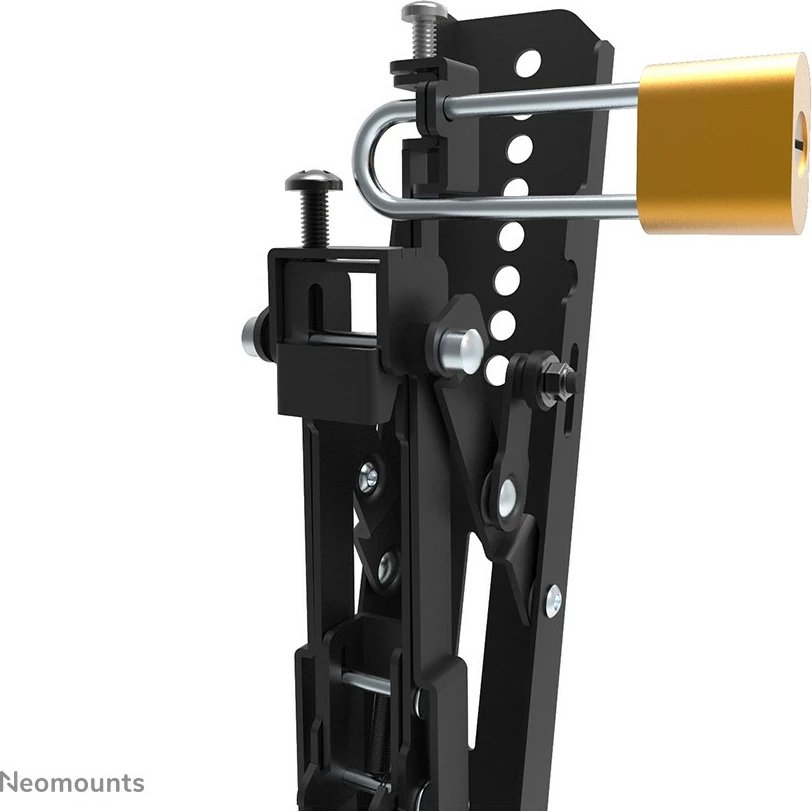 Mbajtës muri për TV Neomounts WL35S-850BL12, 24-65 inç, çelik, i zi, rregullim pjerrësie