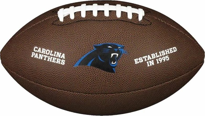 Top për futboll amerikan Wilson, modeli NFL Team Logo Carolina Panthers