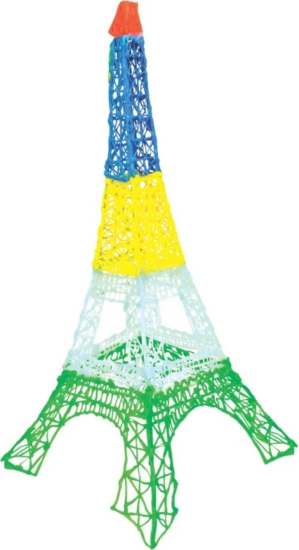 Filamente 3D 3Doodler Start Eco Plastic, Fire and Ice Mixed Bag, Portokalli, Turkuaz, Bardhë, Verdhë