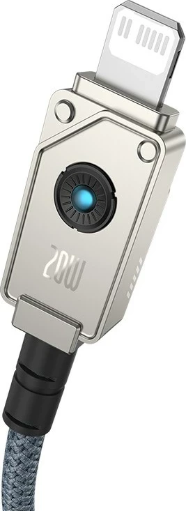 Kabllo Baseus Unbreakable USB C në iP, 2 m, 20 W, E zezë