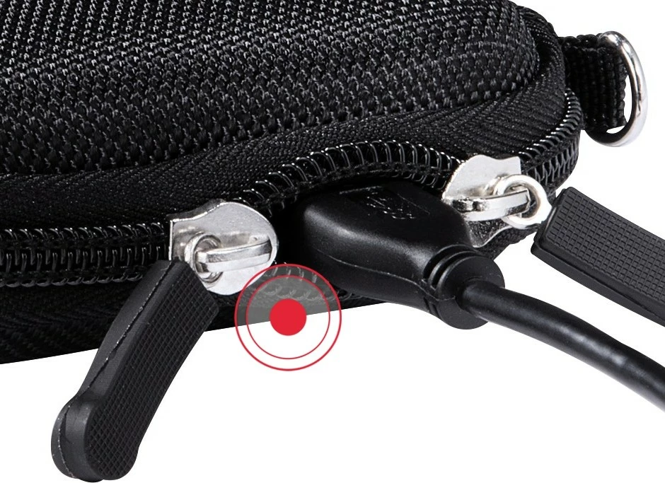 Mbështjellës Hama për hard disk të jashtëm 2.5 inç, i zi