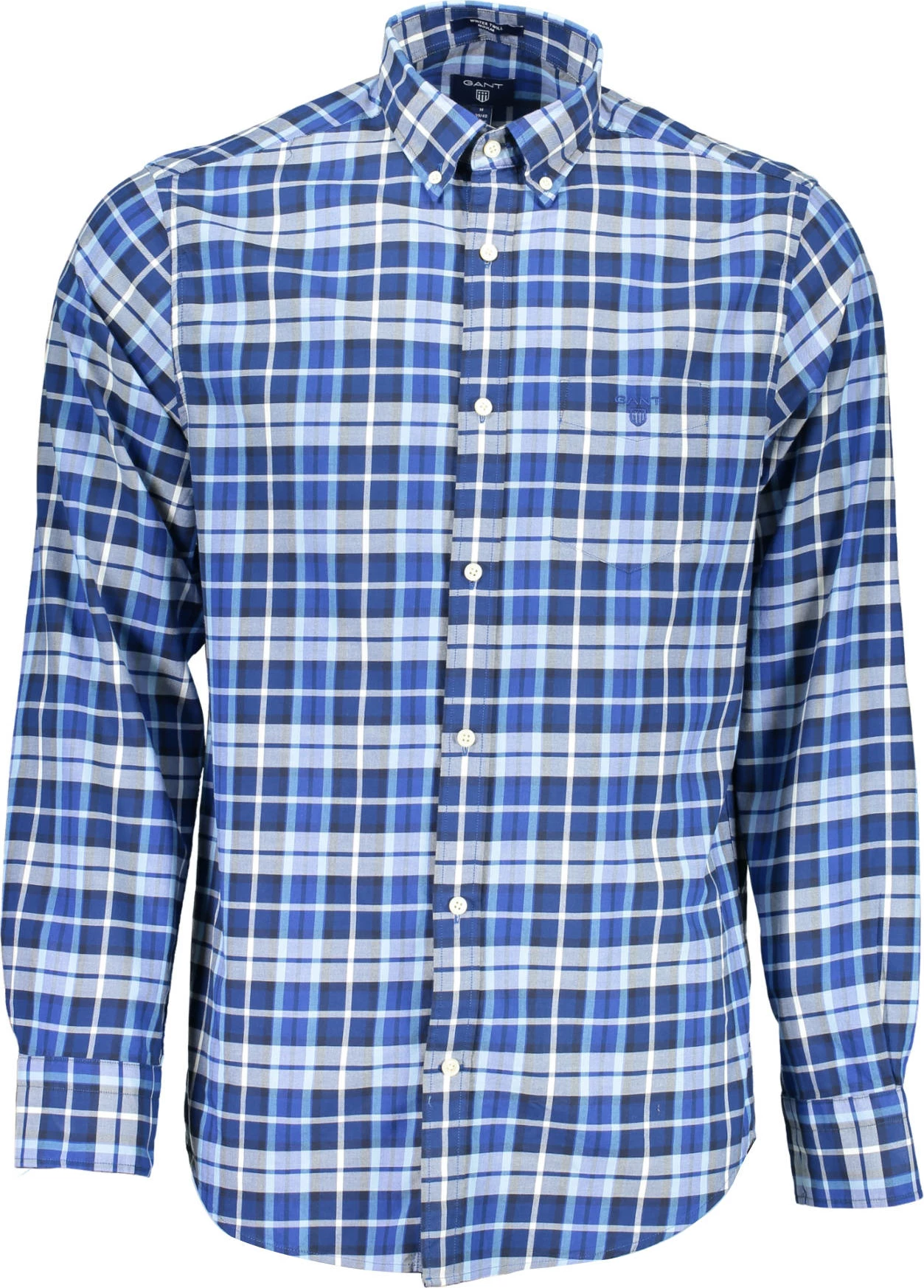 Këmishë GANT long sleeve meshkuj, blu