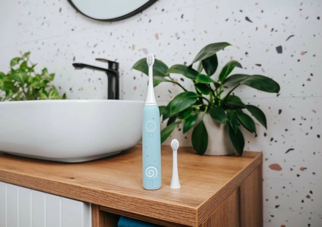 Furçë dhëmbësh elektrike për fëmijë Concept KIDO SMILE ZK6020, e kaltër, 4 koka