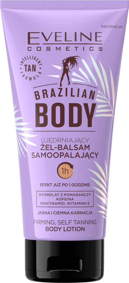 Xhel-balsam për trup Eveline Cosmetics Brazilian Body Firming Self-Tanning për femra 150ml