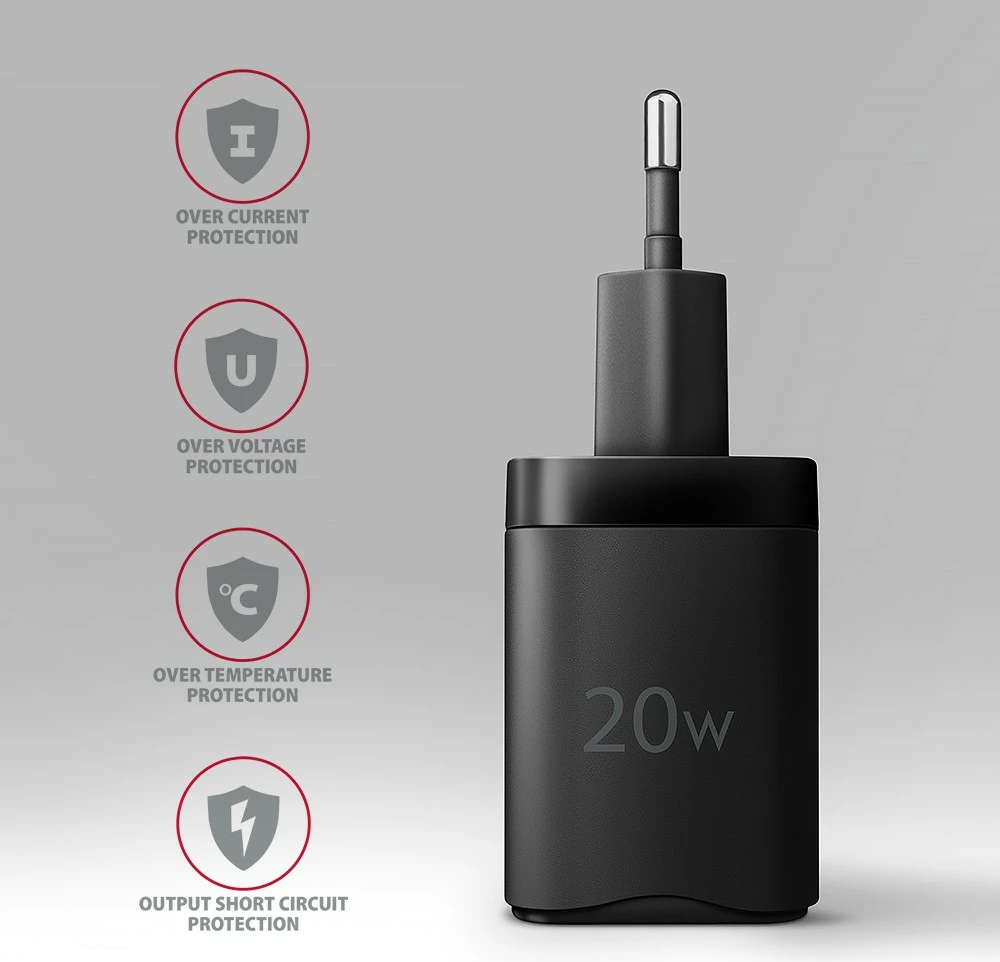 Karikues muri AXAGON ACU-PD20, 20W, 1x USB-C, i zi