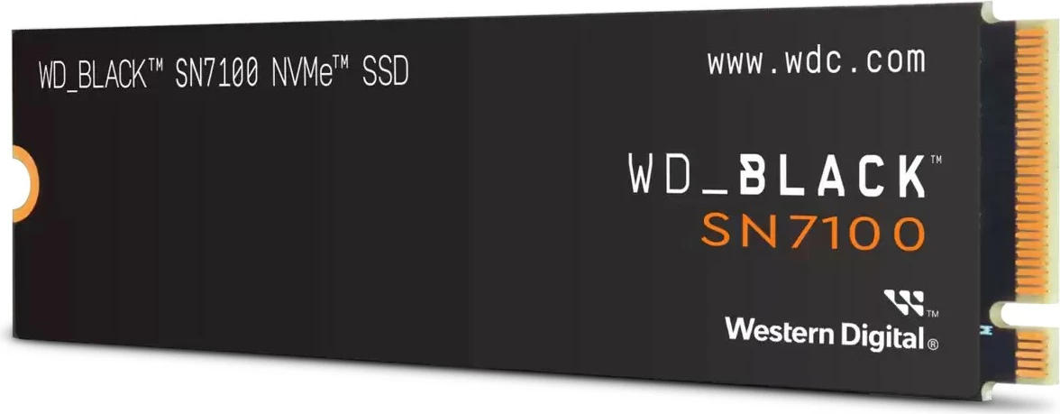 SSD NVMe Western Digital WD Black SN7100 500GB M.2 2280, e zezë