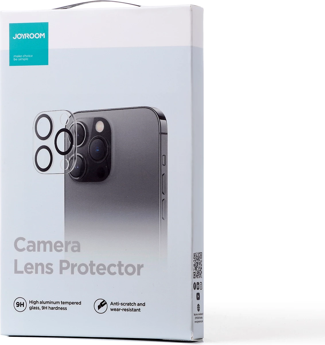 Mbrojtës xhami për kamerë Joyroom JR-LJ3 për iPhone 14 Pro / iPhone 14 Pro Max, Transparent