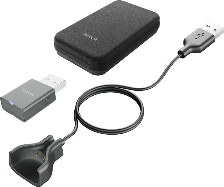 Set aksesorësh Yealink 1208650, për WH63/67, USB Type-A, e zezë