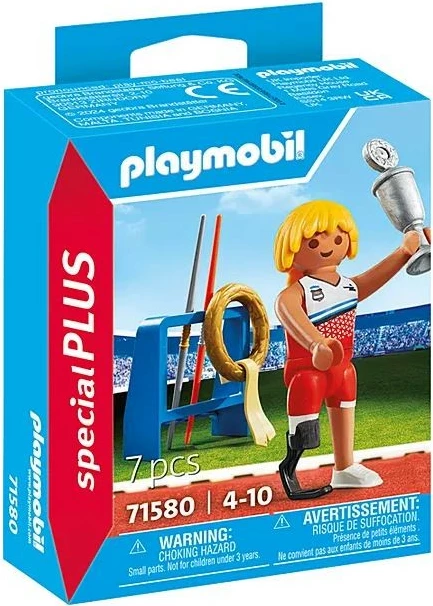 Set figurine Playmobil Special Plus 71580 hedhës shtize, 7 pjesë
