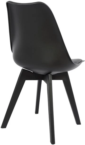 Karrige Vegas FH0033.32 polipropilenë-PU-e zezë 47,5x55x82 cm, set prej 4 copë