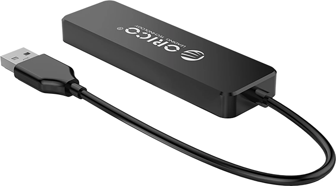 Kasë Orico FL01, 4x USB-A 2.0, 30 cm, e zezë