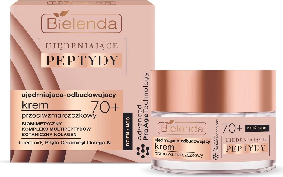 Krem për fytyrë për femra Bielenda Lifting Peptides 70+ Firming and Rejuvenating Day and Night, 50ml