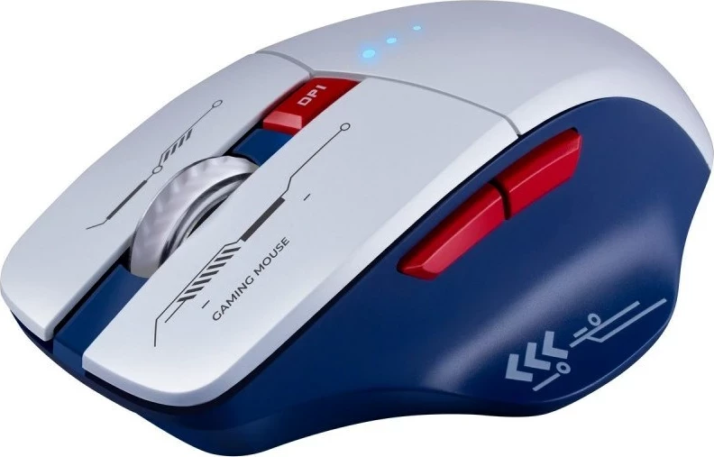 Maus Defender GM-126 TISA RF+BT Optik 1600dpi 6P, Bardhë