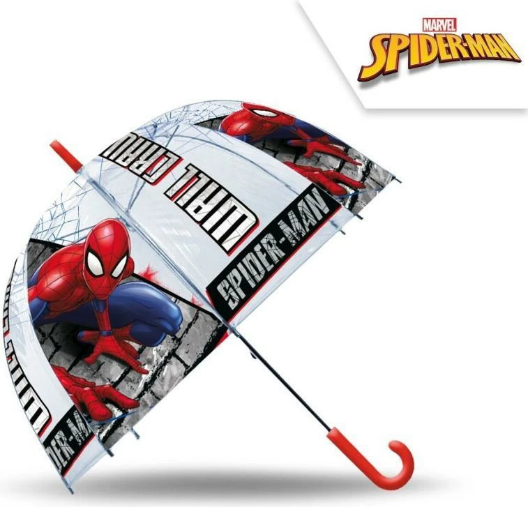 Çadër transparente EUROSWAN Spiderman Ø46cm