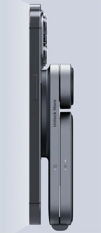 Karikues wireless 3-në-1 AUKEY LC-MC312 MagSafe Qi2, 15W + Karikues PD 30W, Gri, me etui