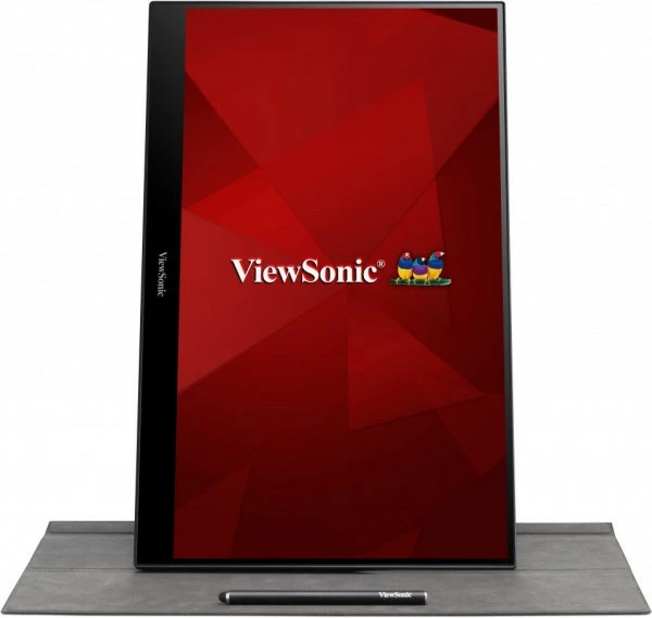 Monitor portativ ViewSonic TD1655 16:9 FHD IPS Touch 15.6" silver