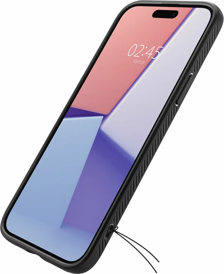 Mbështjellës Spigen Liquid Air për iPhone 15 Plus, Matte Black