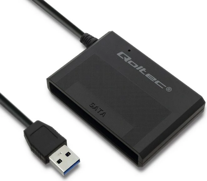 Kasë e jashtme Qoltec 50644 për HDD/SSD 2.5", USB 3.0, SATA III, e zezë