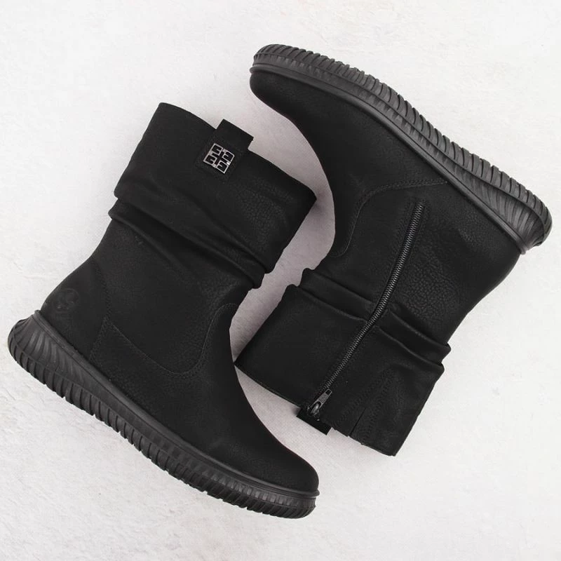 Çizme Rieker femra, të zeza