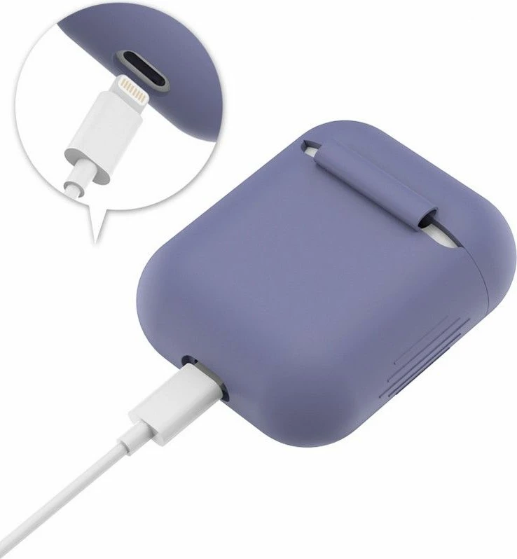 Mbështjellës Tech-Protect Icon për AirPods 1/2, i zi