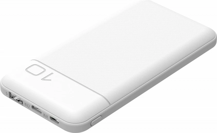 Powerbank iBOX PB10, 10000 mAh, Bardhë