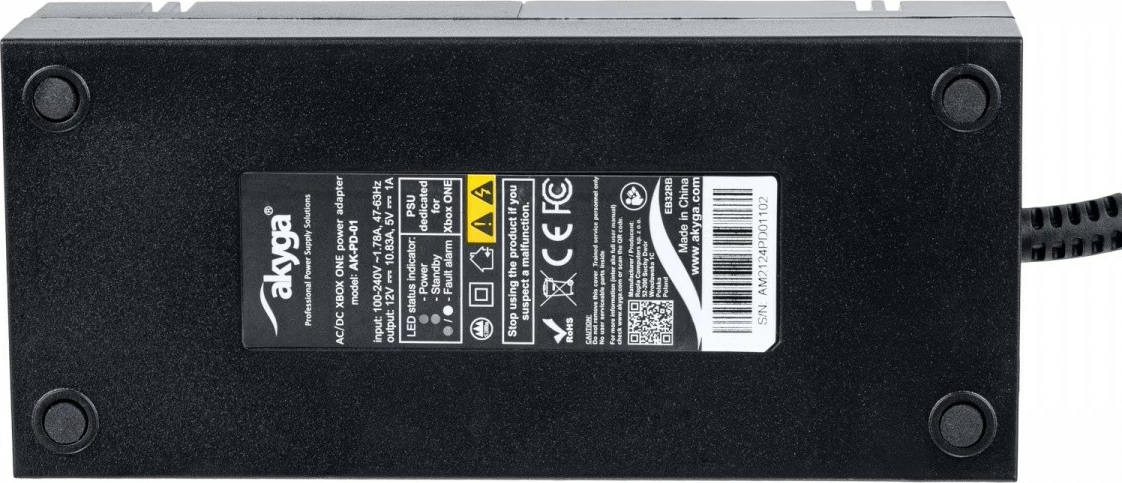 Furnizues energjie për Xbox One AKYGA AK-PD-01, 135W, i zi