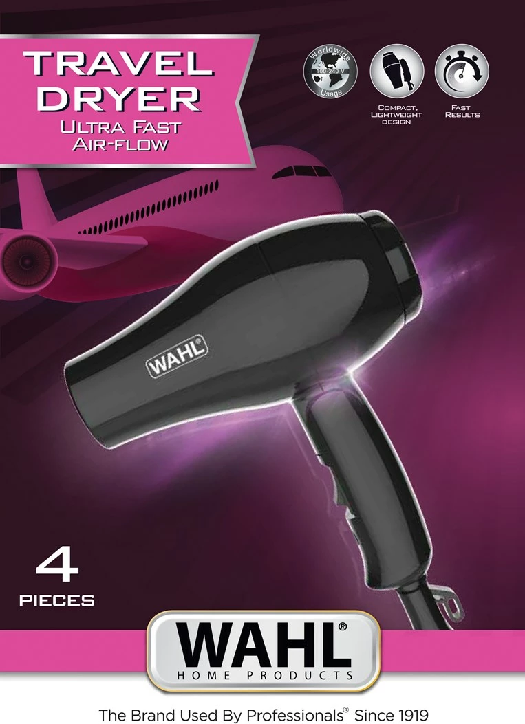 Tharëse flokësh Wahl 3402-0470, 1000 W, E zezë