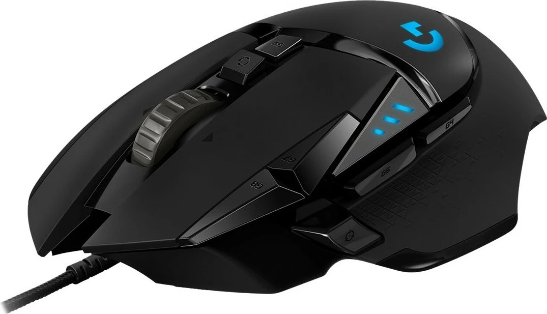 Maus Logitech G G502 HERO, Optik, USB Type-A, 25600 DPI, 1 ms, i zi