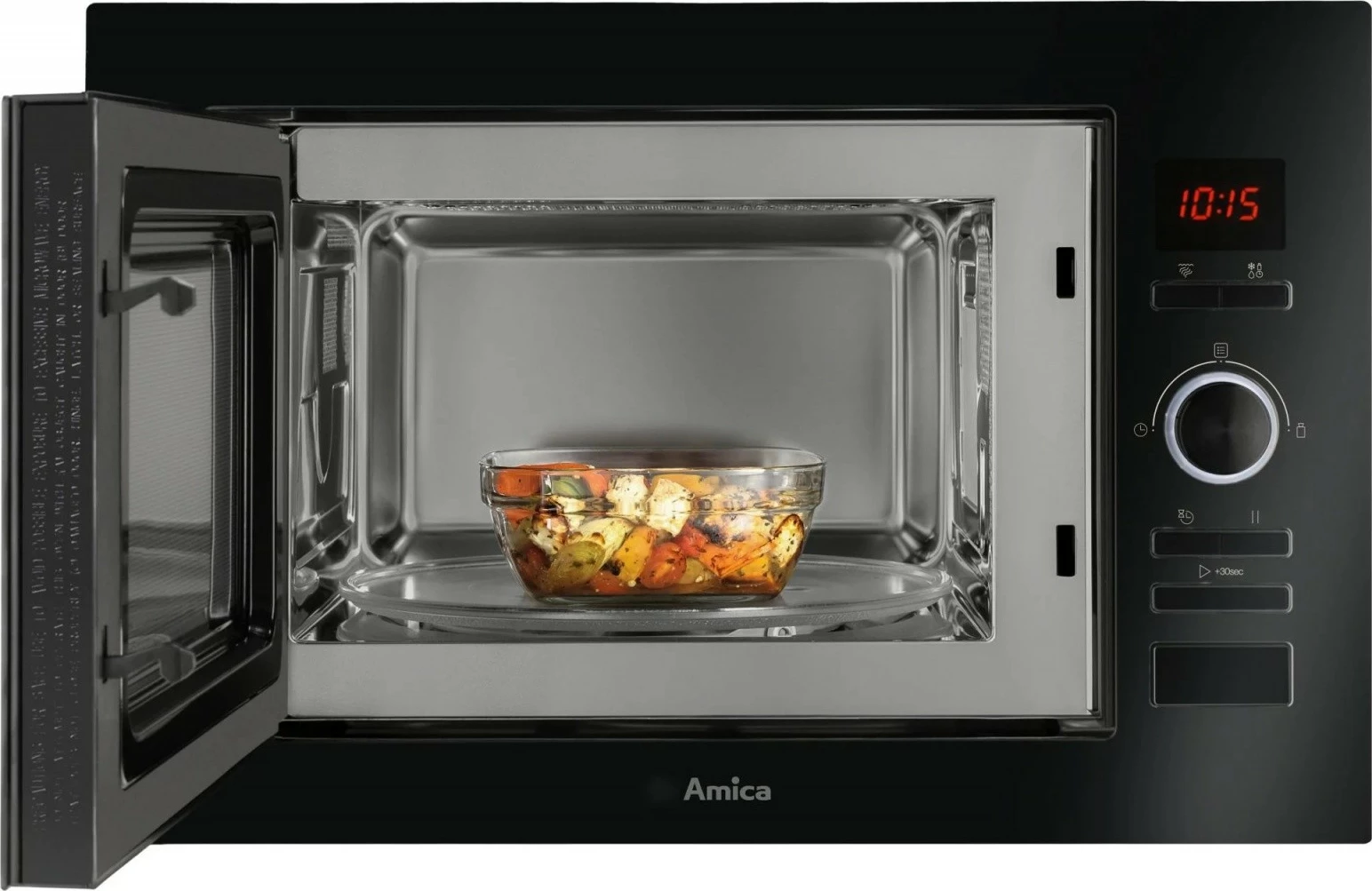 Furrë mikrovale Amica AMMB25E3GB, 25L, Grill, Elektronike, e zezë