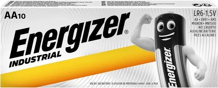 Bateri industriale Energizer LR6 AA, 1.5V, 10 copë