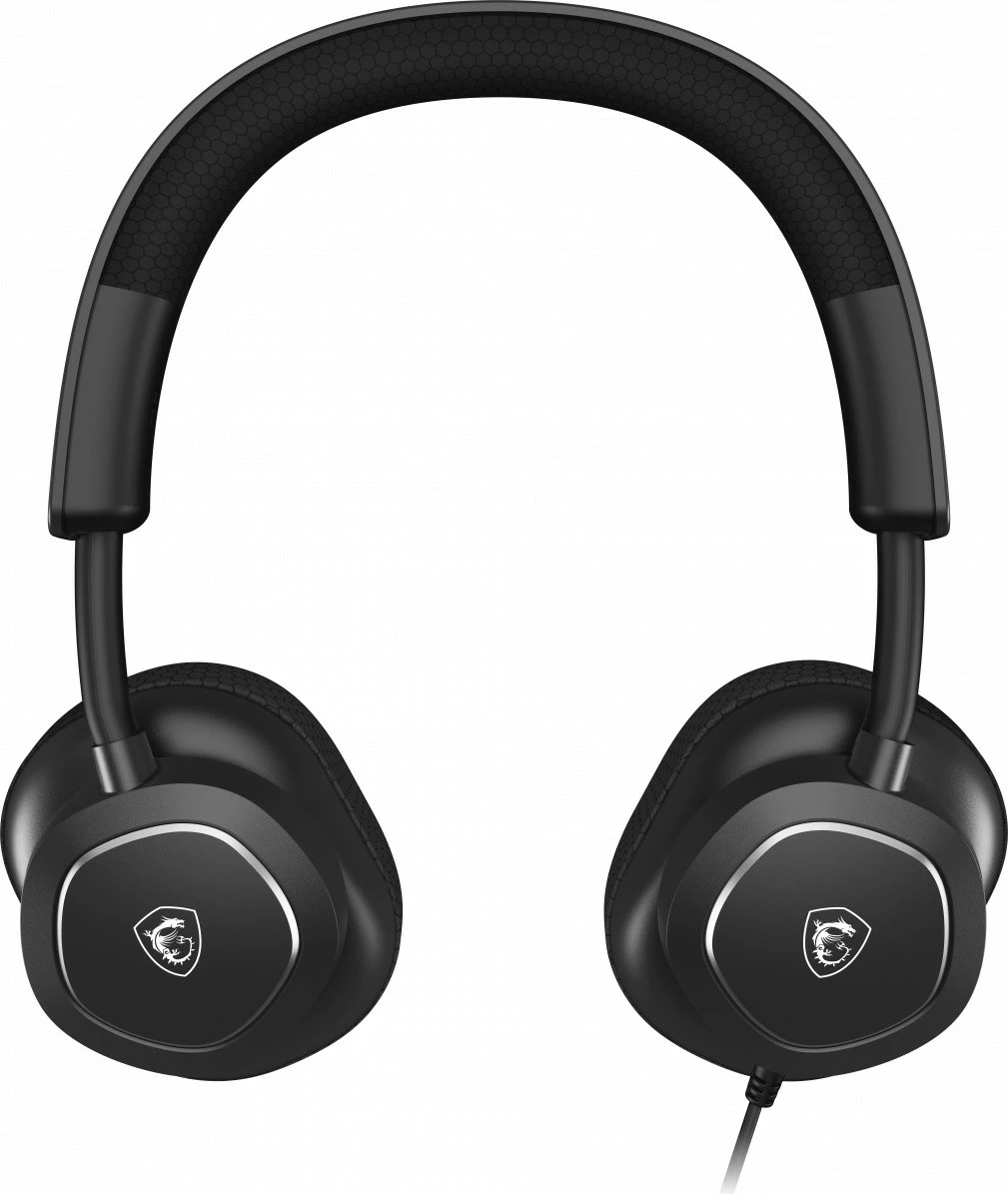 Kufje MSI Maestro 300 me mikrofon, për gaming dhe muzikë, USB-C, të zeza