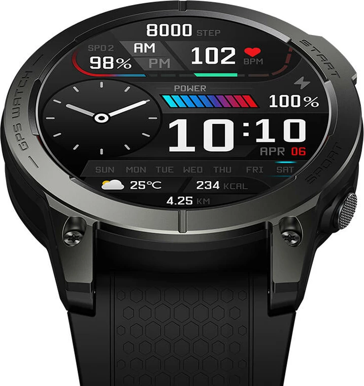 Smartwatch Zeblaze Stratos 3, 1.43", AMOLED, GPS, i zi