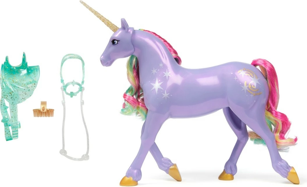 Figurinë lodër Unicorn Academy Spin Master Unicorn Star, 28 cm, plastikë, shumëngjyrëshe, set