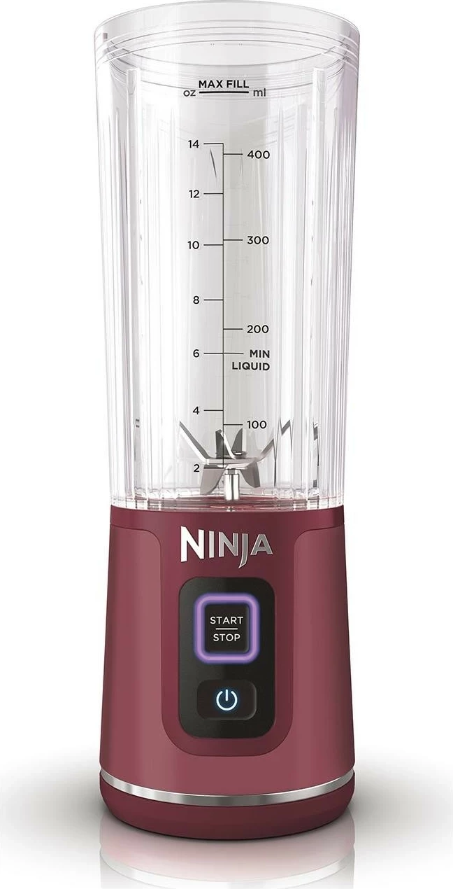 Blender portabel Ninja BC151, 0.53L, USB-C, i kuq