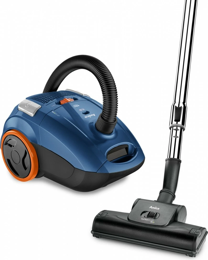 Fshesë me korent me qese Amica FEN TURBO VM2062, HEPA 13, 3L, 900W, Kaltër e errët