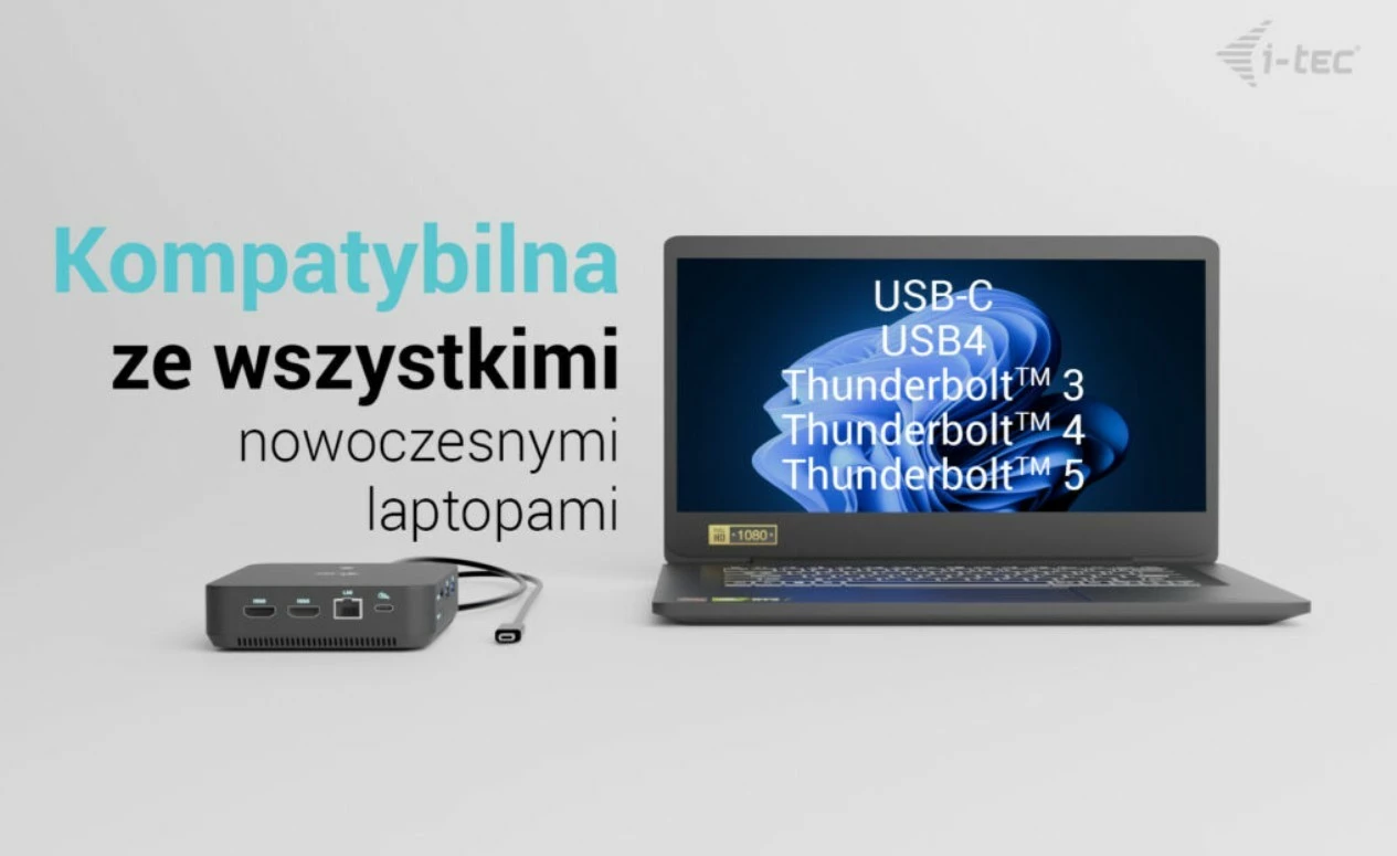 Kasë docking i-tec C31TRIPLEVIDEODPPRO, 100W Power Delivery, 2x HDMI, 1x DisplayPort, 6x USB, LAN, E zezë