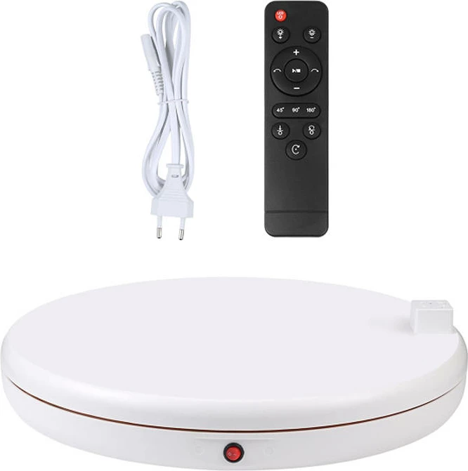 Qëndrim rrotullues Puluz PU3148EU, 45 cm, i bardhë