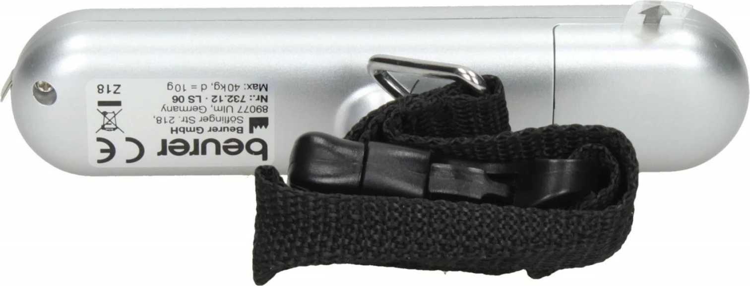 Peshore bagazhi Beurer LS06, argjendtë